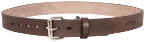 UNC-LEATHER BLTUM48/52DBR Leather Gun Belt Dark Brown 48/52 1.5In