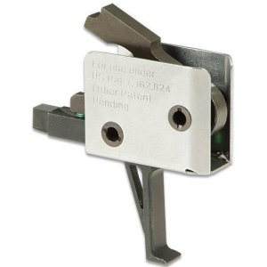 CMC Triggers Single Stage Flat Small Pin Black Match 91503