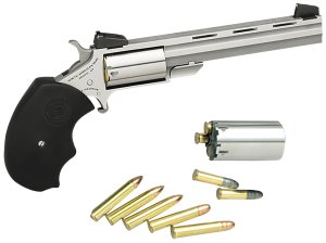 North American Arms Mini-Master Target Revolver Stainless Steel 22 Mag/22lr