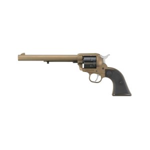 Ruger Wrangler 22LR 7.5in 6rd Burnt Bronze Cerakote SAO Revolver (02040)
