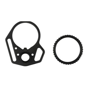 Strike Industries ARMFEP&ACN Steel End Plate in Matte Black