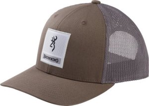 Browning Prowler Mesh Snapback Cap - Olive, Multi-Fit, Mid Profile