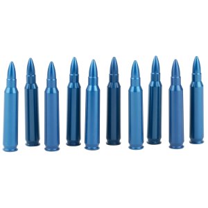 A-Zoom Blue Aluminum Snap Cap .223 Remington, Durable Training Tool, 10-Pack