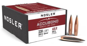 Nosler AccuBond Long Range .338 Cal 300 Grain Spitzer 100 Count