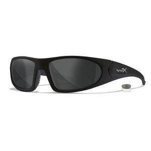 Wiley X 1004 Romer 3 Matte Black Shooting Glasses W/ 2 Interchangeable Lenses (Grey/Clear)