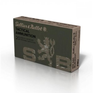 SELLIER & BELLOT 300 Blackout 124Gr FMJ Rifle Ammo (SB300BLKA)