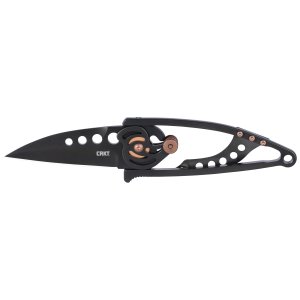 CRKT Snap Lock 2.55" Folding Drop Point Black TiNi Blade