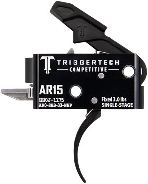 Triggertech Ar0sbb33nnp Competitive PRO Curved Single-Stage 3 LBS Fixed FOR