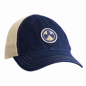 Magpul MAG1105-412 Icon Patch Trucker Hat Navy/Khaki Snapback