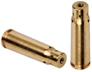 Sightmark SM39002 7.62x39mm Brass Red Laser Boresight Case & Battery