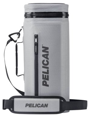Pelican Soft Cooler Sling Style Compression Molded Grey - 10.4" x 9.2" x 21.9"