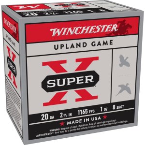 Winchester XU20H8 20 Gauge 2.75 in 1 oz 8 Shot 1165 fps 25 Rounds