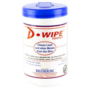 Esca Tech WT-070 D-Lead Wipes, 70 Count, Pop-Up Canister, pH Balanced