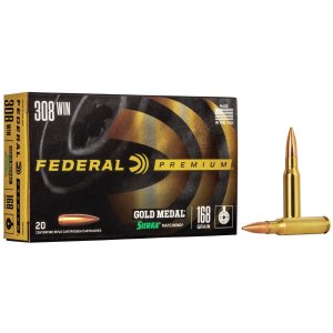 Federal Premium GM308M 308 Win 168 Grain Sierra MatchKing BTHP 20 Rounds