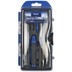 GunMaster GM308AR .308 Cal Rifle Cleaning Kit 17-Piece Black/Blue