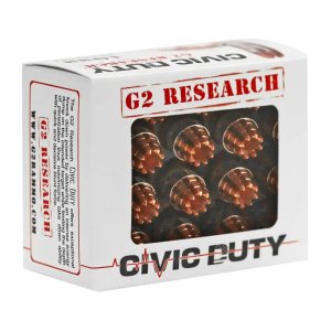 G2 Research G00622 Civic Duty 10mm Ammo 122gr Solid Copper HP 20 Rounds