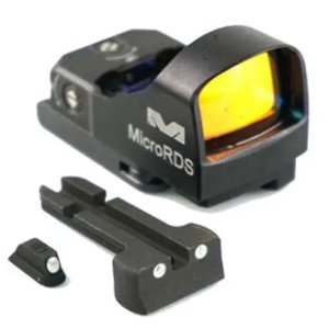 Meprolight MicroRDS Red Dot 0.9x0.7In Black For SIG226/320 0.9" X 0.7"