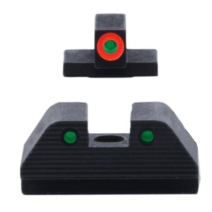 AmeriGlo SW-817 Trooper Night Sight Green/Orange Front Black Rear