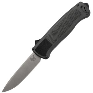 Benchmade Shootout Drop Point S30V Satin Blade All Black Handle