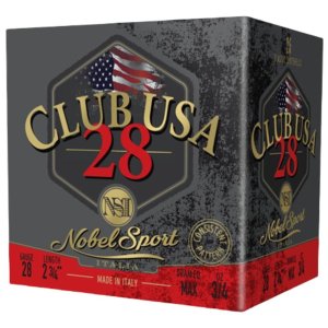 28 Ga Lead-8 3/4 oz 2-3/4" 25 Rds Nobel Sport Shotgun Ammo
