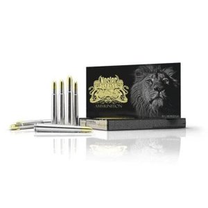 Nosler 40632 Safari Ammunition: .470 Nitro Express, 500gr, Nickel-Plated, 10 Round Box
