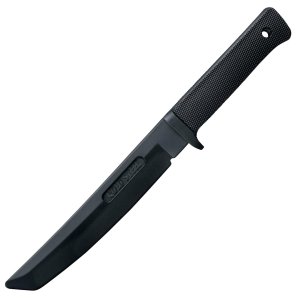 Cold Steel Recon Rubber Trainer 7 In Fixed Tanto Black Santoprene