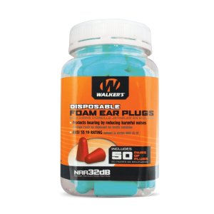 Walker's GWPFP50PKTL Foam Ear Plugs Foam 32 dB In The Ear Teal Adult 50