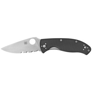 Spyderco Tenacious C122GPS 3.39 In 8Cr13MoV Black G10 Handle