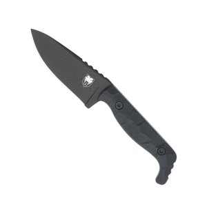 CobraTec CTKPBLK Kingpin 4" D2 Steel Knife with G-10 Handle & Kydex Sheath