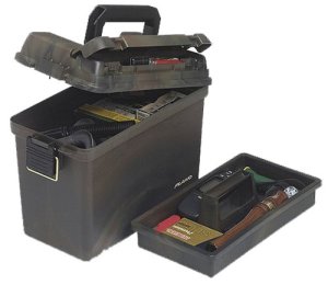 Plano Element-Proof Deep Ammo Box Camo with Tray