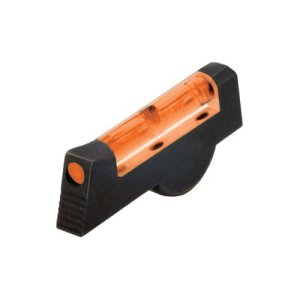 HiViz SW1002O Front Sight for Smith and Wesson Revolver with 2.5 in or Longer Barrel Black | Orange Fiber Optic