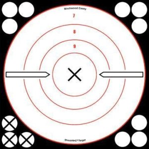 Birchwood Casey 34019 12 in Self-Adhesive Reactive Target 5 Pack 12"