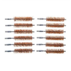 Brownells Double-Tuff Bronze Rifle Brush 50 Caliber 12 Pack