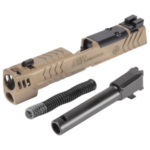 Smith & Wesson Carry Comp Optic Ready Slide Assembly Kit w/ Night Sights for M&P9 Shield / Shield Plus - Flat Dark Earth