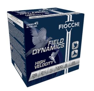 Fiocchi 28HV9 28 Gauge 2.75In 3/4oz #9 Shot High Velocity