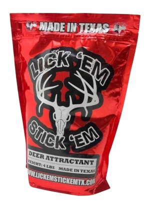 Lick Em Stick Em Deer Attractant 4 Lb