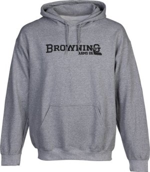 Browning Backfence Hoodie Heather Gray 5030026904