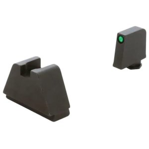 AmeriGlo GL-824 Optic Comp Sight Set for Glock G1-5 Green Tritium