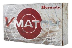 Hornady 81542 V-Match 22 ARC 62gr ELD-VT Rifle Ammo 20/Box