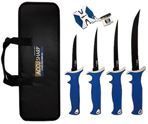 AccuSharp 737C Knife Kit 4.75 5.50 6.50 8 Inch Satin Stainless Steel