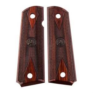 Pachmayr Colt 1911 Grips Double Diamond Rosewood Checkered 00440