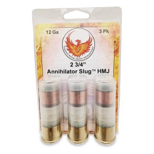 Phoenix Rising Annihilator Slug Shotshell 12ga 2-3/4 485gr Slug 1540 fps