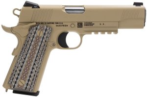 Colt Mfg O1070M45 1911 CQBP Marine M45-A1 45 ACP 5" 7+1 Brown Decobond Stainless Steel Frame & Slide with Desert Tan G10 Grip
