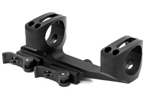 Warne MSR QD XSKEL 1" Black Cantilever Mount Matte Finish QDXSKEL1TW