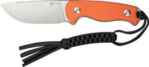 Civivi C230942 TimberBark 3.2" Fixed Blade Knife Orange/Satin G10