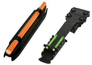 HiViz C4001 C-Series Magnetic Turkey/Deer Sight Set Black Fiber Optic