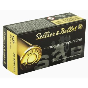 Sellier & Bellot SB38C .38 Special 158gr Soft Point Ammo 50/box