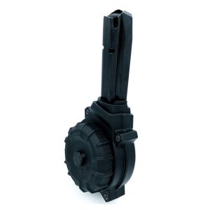 Pro Mag DRM-A55 Sig Sauer P320 9mm 50-Round Black Polymer Drum Magazine