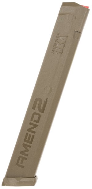 Amend2 A2GLKSTICKFDE A2-Stick 34rd 9mm Luger Compatible w/Glock Flat...