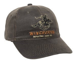 Outdoor Edge Winchester Cap WIN23A Cotton Dark Brown Unstructured OSFA